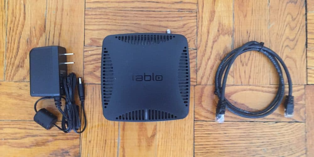 Tablo Review - Tablo Dual 64GB with power supply and Ethernet cable